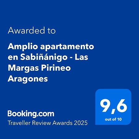 Amplio Apartamento En Sabinanigo - Las Margas Pirineo Aragones Kültér fotó